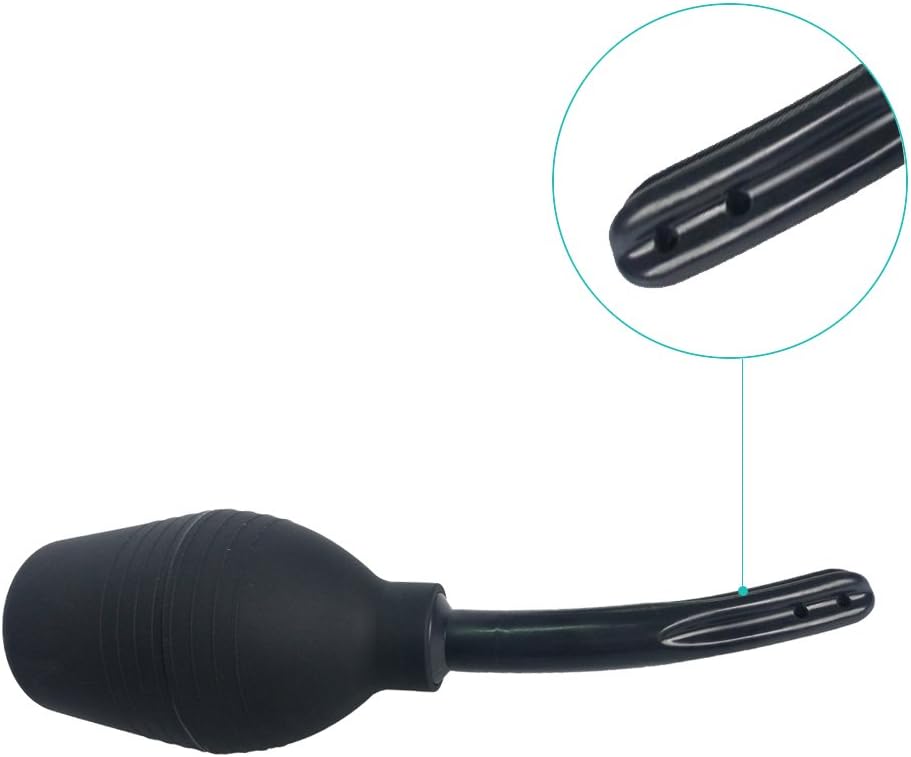 Abyclean Anal Douche Enema Bulb Vaginal Douche Enema Cleaner for Women’s or Man’s Health (310ml Black): Health & Personal Care