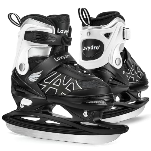 Ice Skates for Kids Girls Boys, 4 Size Adjustable Youth Ice skates, Blue at Amazon