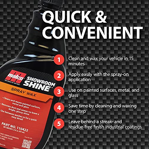 Malco Showroom Shine Spray Car Wax Best Car Wax Spray for
