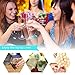 Ice Cube Trays,2 Pack Food Grade Silica Gel Flexible and BPA Free 74 Cubes Ice Trays with Lid Stackable Mini Cocktail Whiskey Ice Cube Mold Storage Containers-Green/Yellow