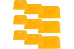 Set of 9 Body Filler Spreaders Automotive Body Fillers, SourceTon 4, 5, 6 Inch Reusable Plastic Spreader for Applying Fillers, Putties, Glazes, Caulks and Paint