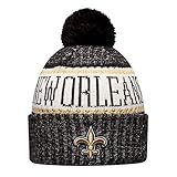 New Era New Orleans Saints NFL On Field 18 Sport Knit Beanie Beany Mütze