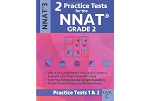 2 Practice Tests for the NNAT Grade 2 Level C: Practice Tests 1 and 2: NNAT3 Grade 2 Level C Test Prep Book for the Naglieri Nonverbal Ability Test