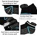 Kodal Copper Infused Athletic Low Cut Socks for Mens and Womens - Moisture Wicking Ankle No Show Socks with Tab 5 Pairs (Blue, Medium)