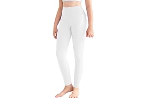 DOCUMO Girls Athletic Leggings Kids High Waist Lounge Stretch Sports Casual Pants Dance Workout Running Yoga Pants