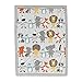 Lambs & Ivy Two of A Kind Multi Animals Blanket, Gray