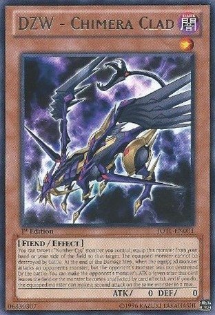 Yu-Gi-Oh! - DZW - Chimera Clad (JOTL-EN001) - Judgment of the Light - 1st Edition - Rare