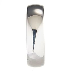 MJ Metals Jewelry Classic Mirror Polished White