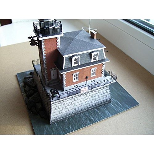 PAPER MODEL KIT ARCHITECTURE LIGHTHOUSE HUDSON-ATHENS USA 1874 1/150 OREL 139
