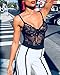 GAGAOPT Women’s Sexy Applique Lace Corset Lingerie, Teddy Underwear as Valentine Gifts for Her, Casual One-Piece Mesh Bodysuit for Relaxing Occasions. Plus Size, XS-4XL