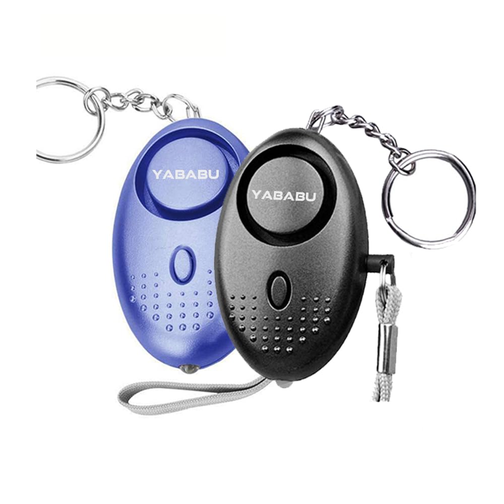 Personal Safety Alarms For Women,Reusable Police Approved 140DB Super-Loud! Siren, Small Personal Security Alarm with LED Light,Torch Keychain for Women, Girls, Children and Elderly.(Pack of 2)