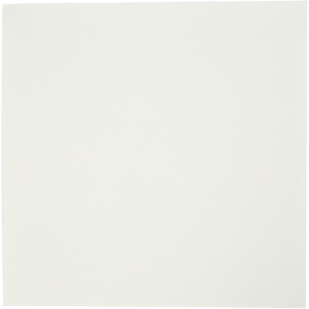 Creativ 22406 Watercolour Paper, size 12x12 cm, 200 cm, 100sheets, off-white