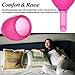 Comfortable Organic Menstrual Cups - Set of 2 Reusable Period Cups with FDA Certification, Medical Grade Silicone Moon Cup, Health Protection & Softness - Pink & Purple (Large)