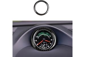 Fit for Porsche 911 718 Cayenne Macan PanameraDashboard Center Clock Surrounding Compass Cover Aluminum Ring Emblem Sticker (