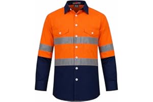 Just In Trend High Visibility Hi Vis Reflective Safety Work Shirts