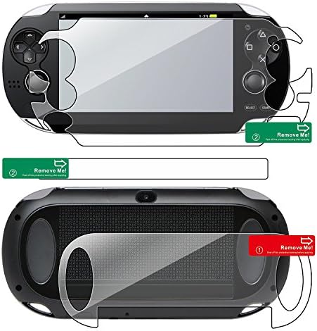 AIYMOK Full Body Reusable Screen Protector Compatible With Sony PlayStation Vita PCH-1000 (PS Vita)