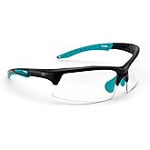WALKER'S GAME EAR TEAL IMPACT RESISTANT SPORT GLASSES - CLEAR LENSES