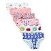 Closecret Kids Series Baby Soft Cotton Panties Little Girls' Assorted Briefs Multipack (3-4 Years, Style4)