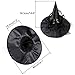 Goetland Witch Hat for Women Halloween Deluxe Witch Hat with Veils Spiders Feathers Party Carnival Christmas Cosplay