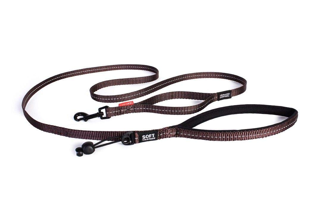 EzyDog Light Soft Trainer with Traffic Control, Chocolate