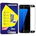 Samsung Galaxy S7 edge screen protector ,Yoyamo 0.2mm 9H Tempered Glass ,High Definition 3D Curved, Full 100% Coverage for Samsung Galaxy S7 edge (Black)