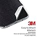 SOJITEK Samsung Galaxy S8 Black Leather Texture Protective Vinyl Skin Decal Skins & Wraps