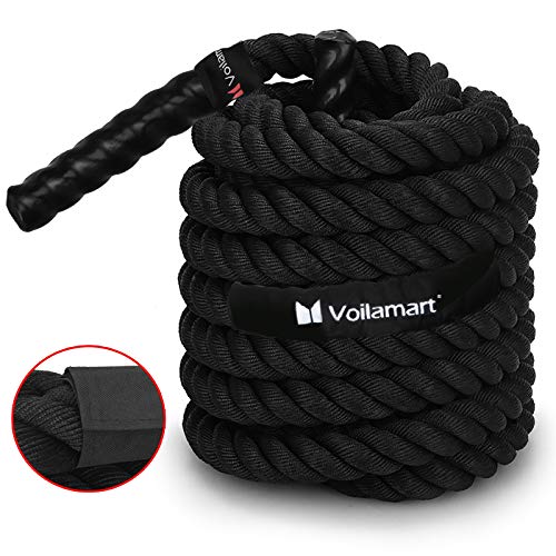 Voilamart 9M Battle Rope 38mm/50mm (1.5") Body Strength Training Power