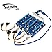 S-Union New PCI-E X1 to 4PCI-E X16 Expansion Kit, 1 to 4 Port PCI Express Switch Multiplier HUB Riser Card for BTC Miner Ethereum Mining ETH