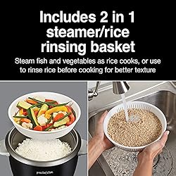 Proctor Silex Rice Cooker & Food Steamer, 16 Cups