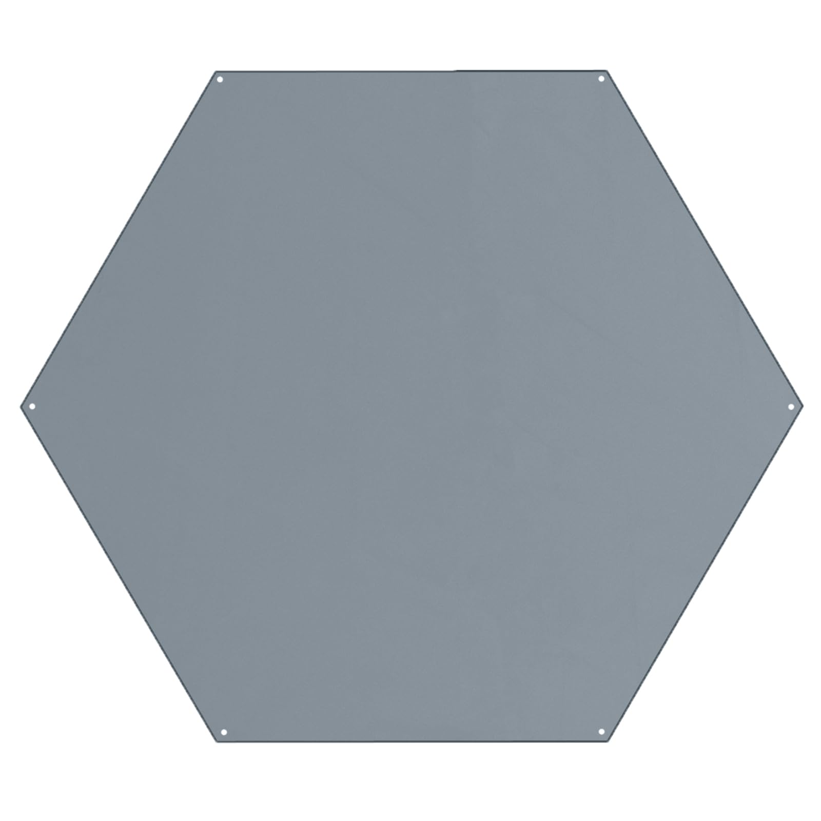 TRIWONDER Hexagonal Tent Tarp Tarpaulin Hammock Rain Fly Footprint Waterproof Groundsheet for Camping Hiking Picnic (02 Grey, XL)