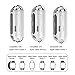 for Apple Watch 3 Case 42mm Screen Protector, SIRUIBO Soft Plated TPU Slim All-around Protective Bumper Cover for Apple iWatch Series 3 Series 2 Series 1 Edition Sport, Silver