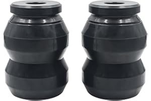 TRIUMILYNN GMRCK25D Rubber Helper Suspension Springs Rear Kit for 2011-2022 Che-vy Chevro-let Silverado, GMC Sierra 2500HD 3500HD 2WD / 4WD, Up to 8,600 lbs of Load Leveling Capacity