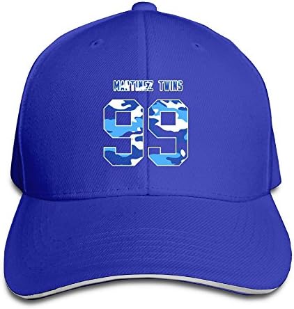 Martinez Twins-Camo Blue Unisex And Customizable Sandwich Baseball Cap Resist Spots And Wrinkles