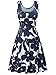 FENSACE Women's A Line Sleeveless Flare Dresses for Women,18034-2,Small