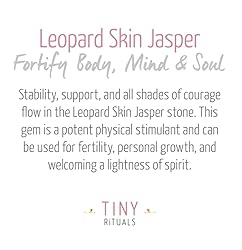 Tiny Rituals LEOPARD SKIN JASPER ENERGY BRACELET