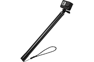 TELESIN 118"/3 Meters Ultra Selfie Stick for GoPro Max 13 12 11 10 9 8, Insta360 X5 X4 X3 X2 One R One Go3, DJI Osmo 360 Acti