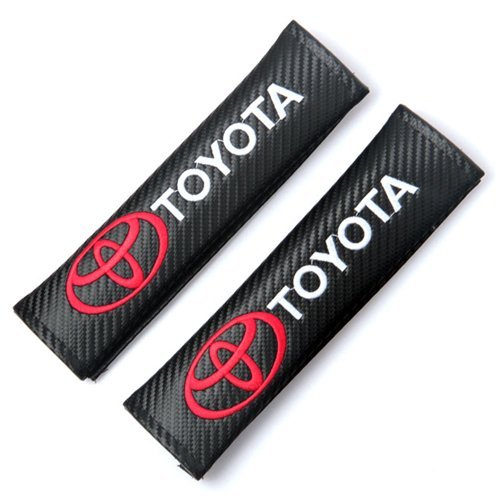 Click Here to See More Images Stanniz(TM) Toyota Embroidered Seat Belt Shoulder Cushion Cover Pad