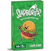 Slapburger Card Game, Family Card Games for Kids and Adults 4+, Travel | Fast-Paced Slap Reaction, 2-6 Players, 15 Minute Playtime, Birthday Party, Camping, Classroom, Friends Night