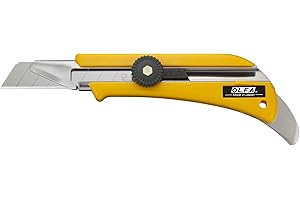 OLFA 18mm Extended Depth Utility Knife (OL) - Multi-Purpose Carpet and Thick Materials Knife w/ Extra Blade Exposure, Carpet 