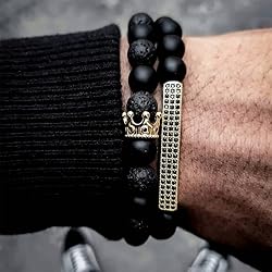 JERBAS Crown Bracelet For Men Trendy Handmade