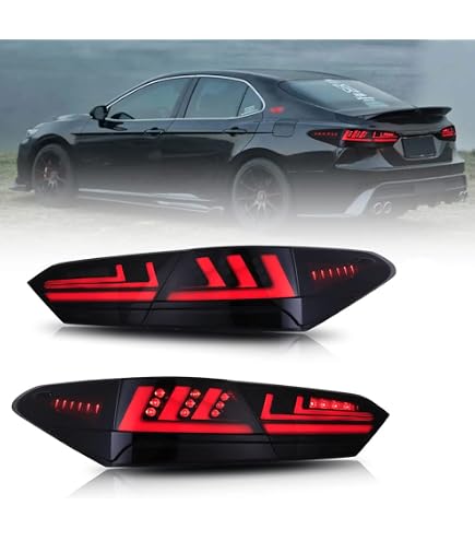 ④【新品未使用】 LED　テールライト CAMRY（272726257118） Amazon.com: Red Lens Rear Bumper Reflector LED Strip Brake Light
