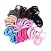 Janecrafts Cute 24-100pcs Girl Elastic Hair Ties Band Ponytail Holders Scrunchie Mixed Colors