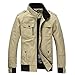 URBANFIND Men's Slim Fit Classic Fashion Navy Epaulet Casual Cotton Light Jacket
