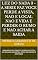 Livro LUZ DO NADA 3 - A SERIE FAZ VOCE PERDE A VISTA, NAO E LOCAL NAO E VIDA E PERDER O RUMO E NAO ACHAR A SAIDA: NINGUEM VE EU COMO EU PORQUE EU ESTOU NA VIDA MAS NAO ESTOU, ESTOU NO MAXIMO E NAO FIQUEI