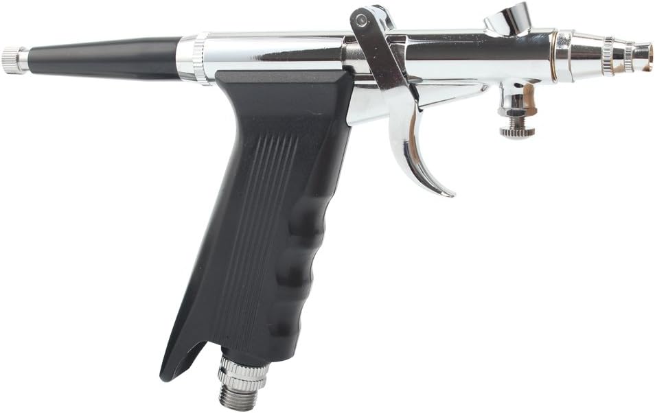 Dual-Action Airbrush Pen Spray Gun Precision Trigger Style Gravity-Feed Airbrush Set 3 Tip Set (0.3mm 0.5mm 0.8mm): Home & Kitchen