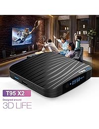 Turewell T95X2 Android TV Box S905X2 Quadcore cortex A53 4GB RAM 64 GB ROM Smart tv Box 2.4G 5GHz WiFi Soporte 3D 4k Bluetooth 4.1 Ethernet 10 100M HDMI Salida