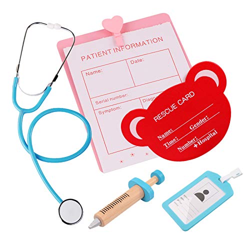 Quality Simulation Bag Medicine BoxChildren's Wooden Quality Simulation Bag Medicine Box Baby Home Simulation Doctor Injection Toy Gift Bag Medicine Kit Baby Simulation Doctor Injection Toy Gift - Thumbnail 2