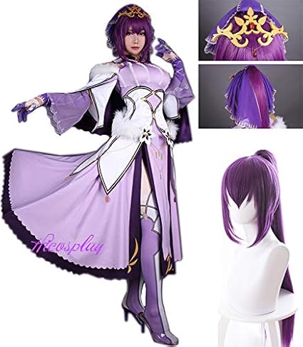 Amazon Hicosplay Fate スカサハ コスプレ 衣装 ドレス 白いスカサハ Fate Grand Order Fgo Cos 手の 鎧付き 飾り付き ウィッグ追加可能 9点セット Bセット ウィッグ付き M コスプレ 仮装 通販
