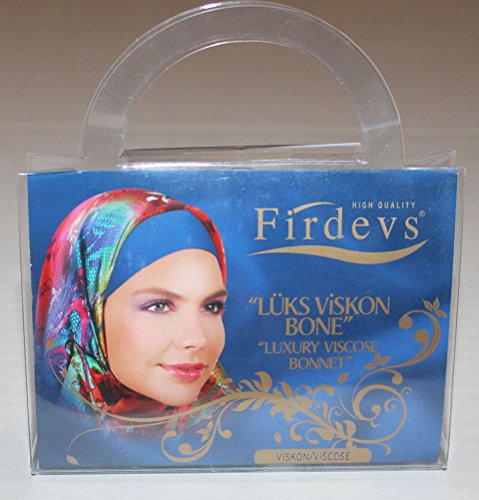 Firdevs Luxury Jersey Islamic Hijab Underscarf Cap Bonnet White