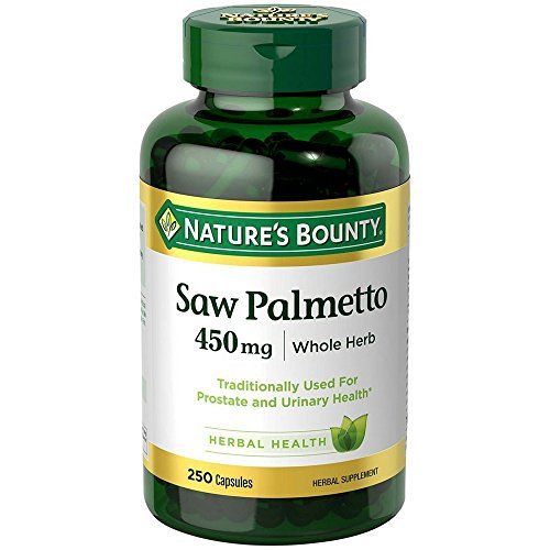 Nature's Bounty Saw Palmetto 450 mg Capsules 250 ea (Pack of 3)